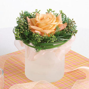 Single Rose Reception Centerpiece - flowersbypouparina.com