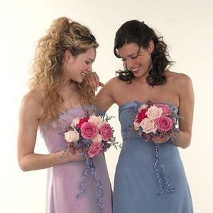 Wedding Rose and Muscari Bouquet - flowersbypouparina.com